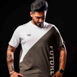 white olive american cotton men t shirt